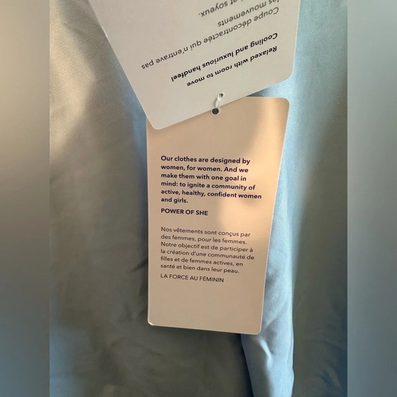 NWT ATHLETA Calm Cool Short Quarry Blue XS Silky Bridal Loungewear - Picture 7 of 15